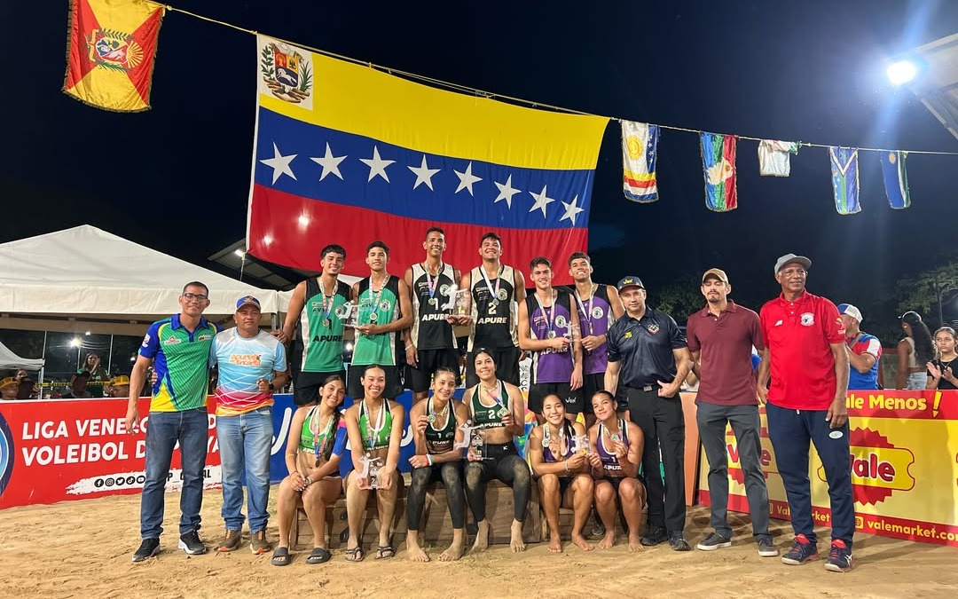 Guárico brilló en tercera parada del voleiplaya