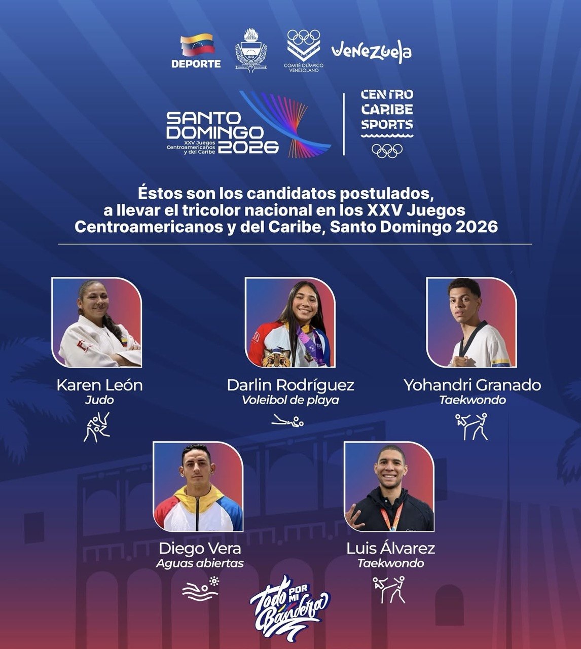 Elige el abanderado para Juegos CAC