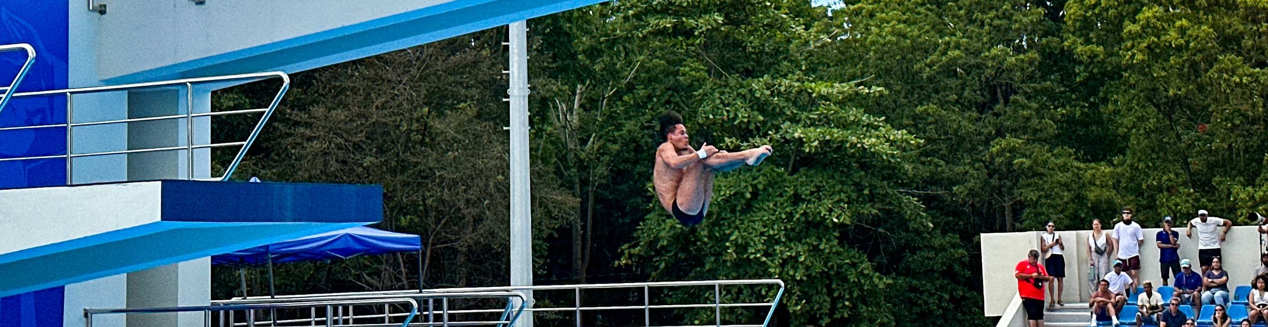 Jesús González obtuvo bronce en clavados