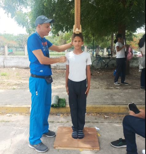 Evaluación antropométrica en las escuelas