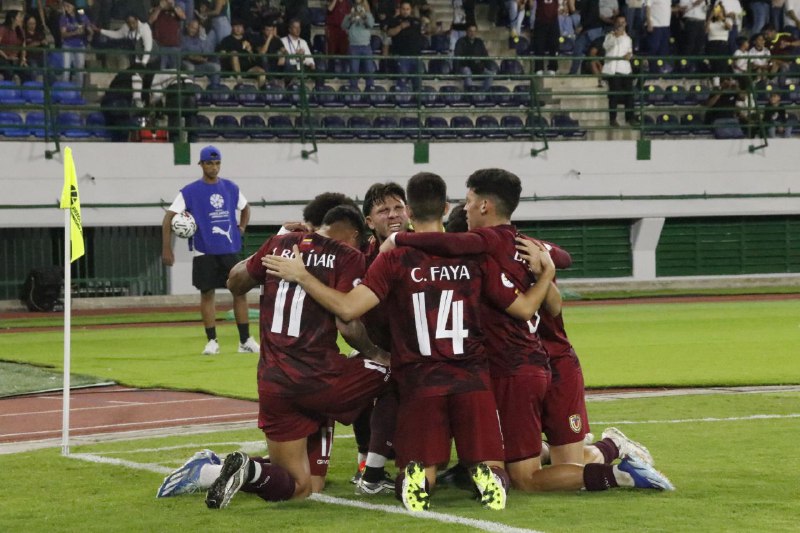 Preolímpico: Con gol al minuto 90' Venezuela empata con Argentina en un agónico encuentro