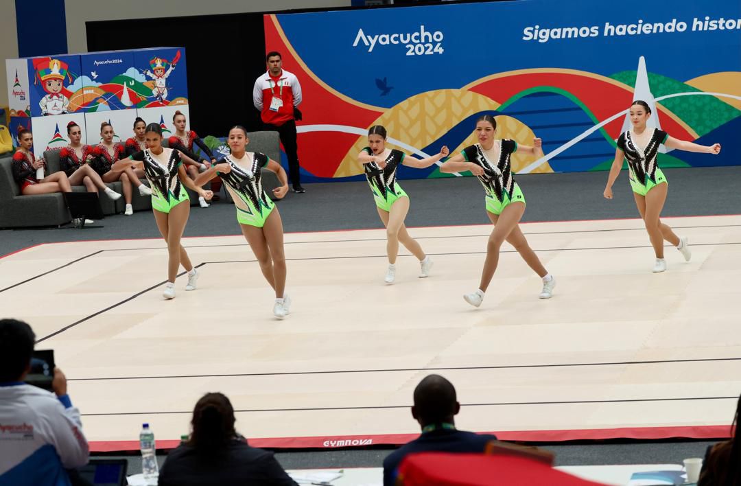 Venezuela consiguió plata por equipos en la Gimnasia Aeróbica