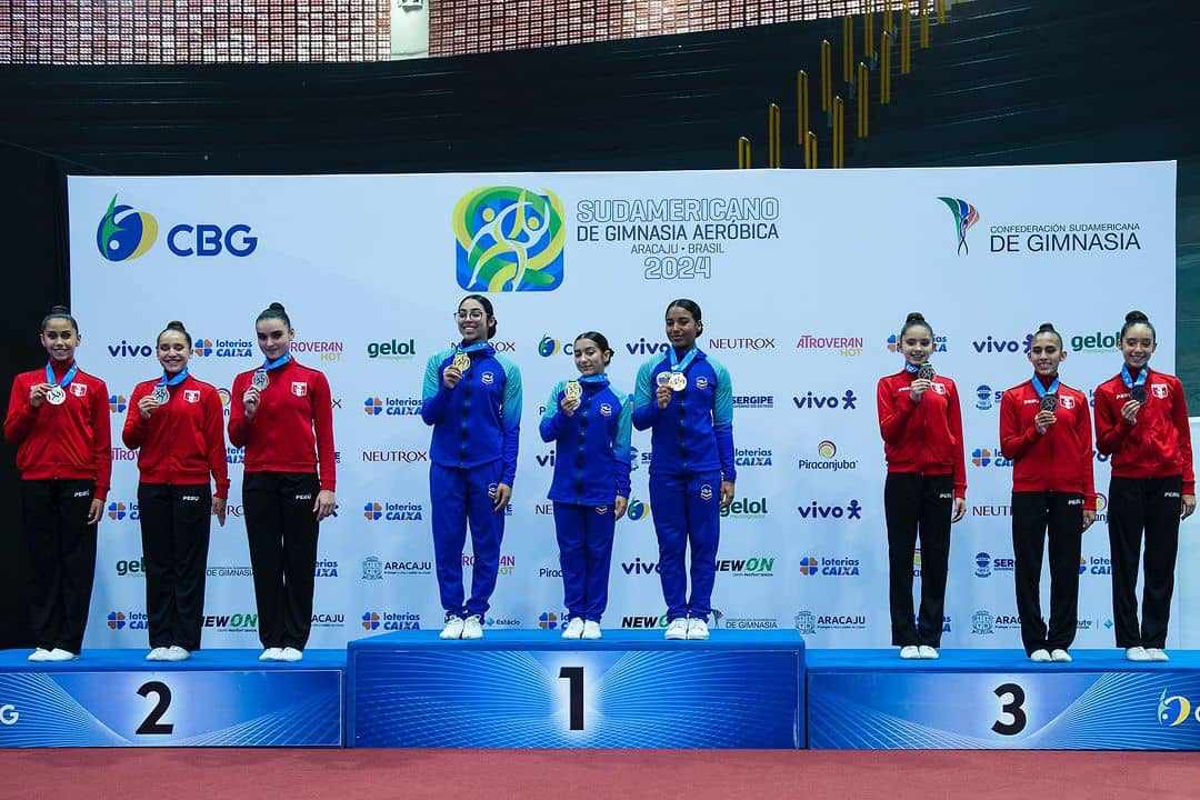 Venezuela brilló en el Suramericano de Gimnasia Aeróbica