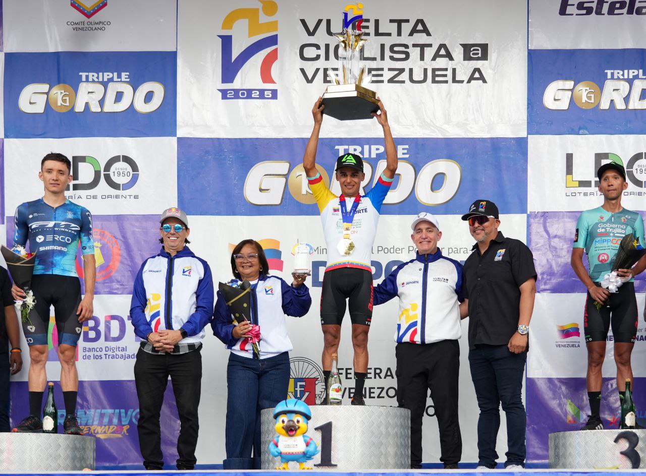 Luis Mora campeón de la Vuelta a Venezuela
