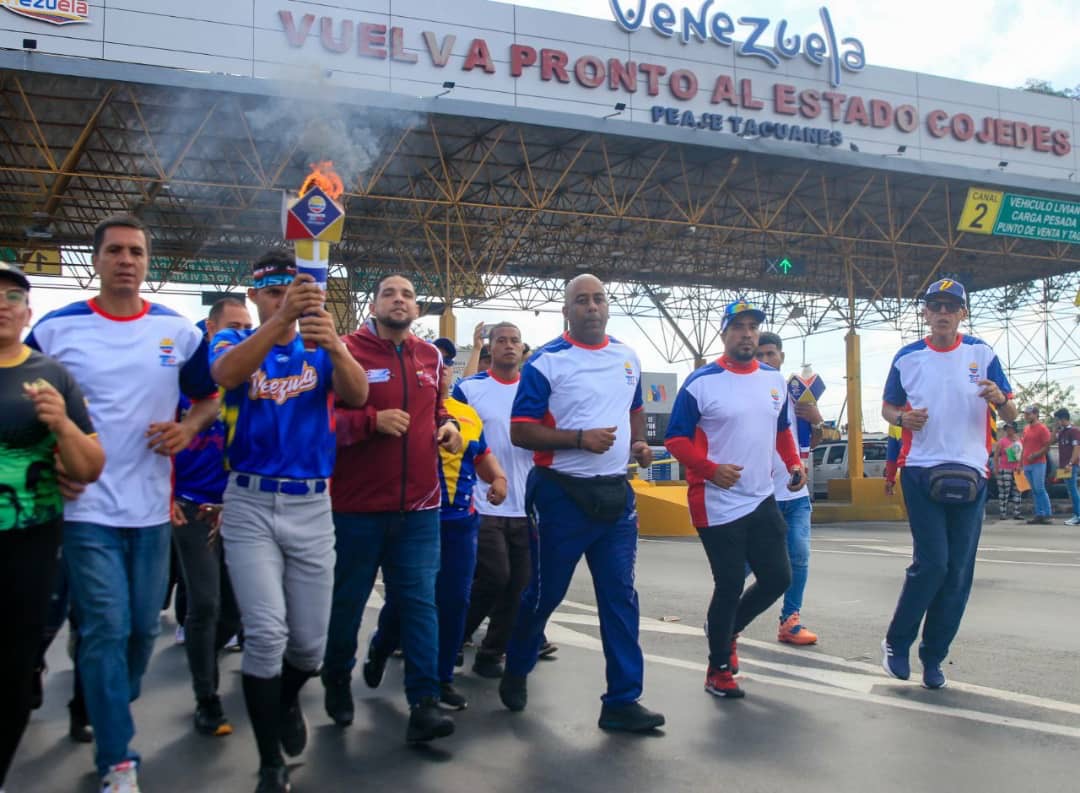 Paseo del fuego patrio llegó a Cojedes
