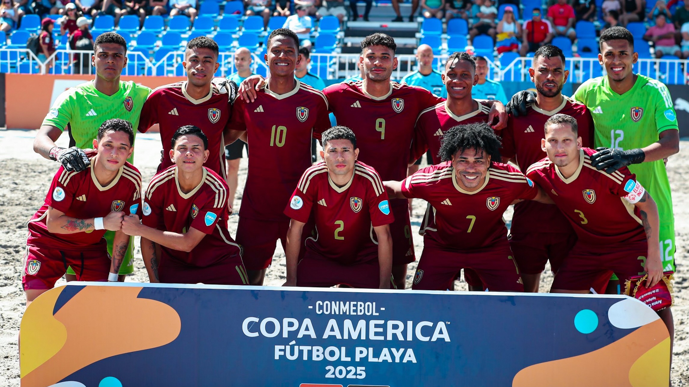 Victoria con goleada vinotinto en el inicio de la Copa América de playa