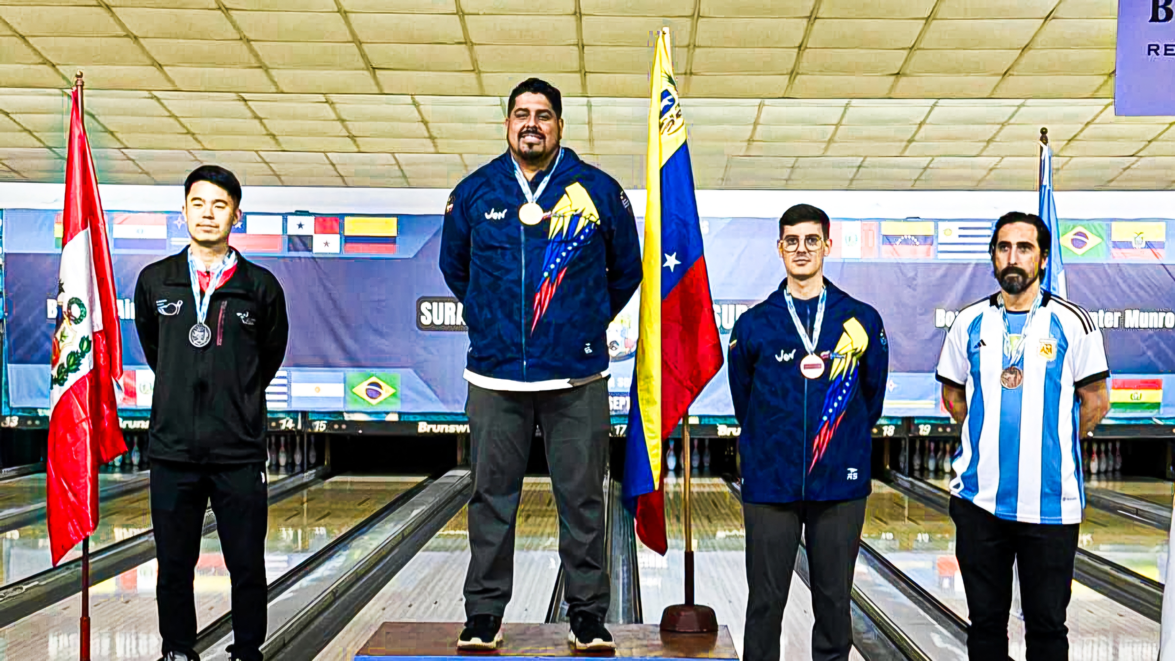 Bowling obtuvo seis medallas en Argentina
