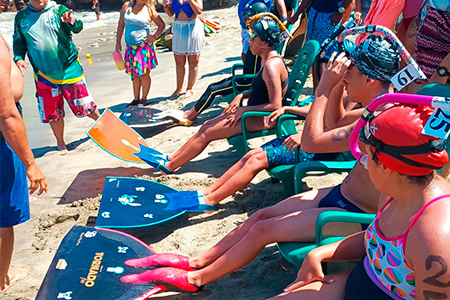 I Campeonato Nacional de aguas abiertas con aletas se desarrolló en La Guaira