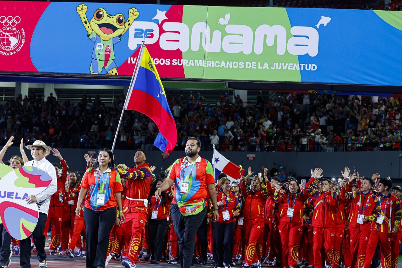Venezuela brilló en la ceremonia inaugural