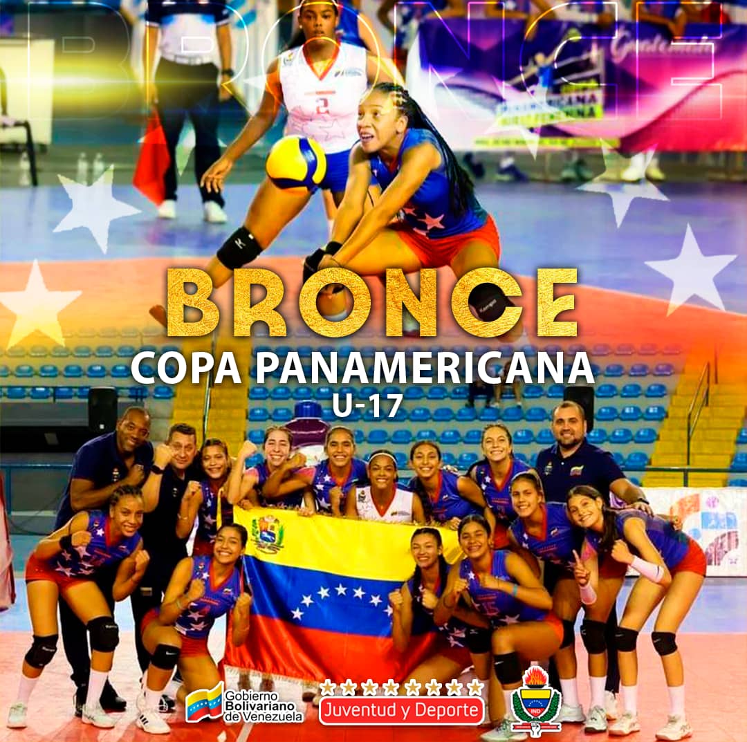 Voleibol sub-17 logró bronce panamericano