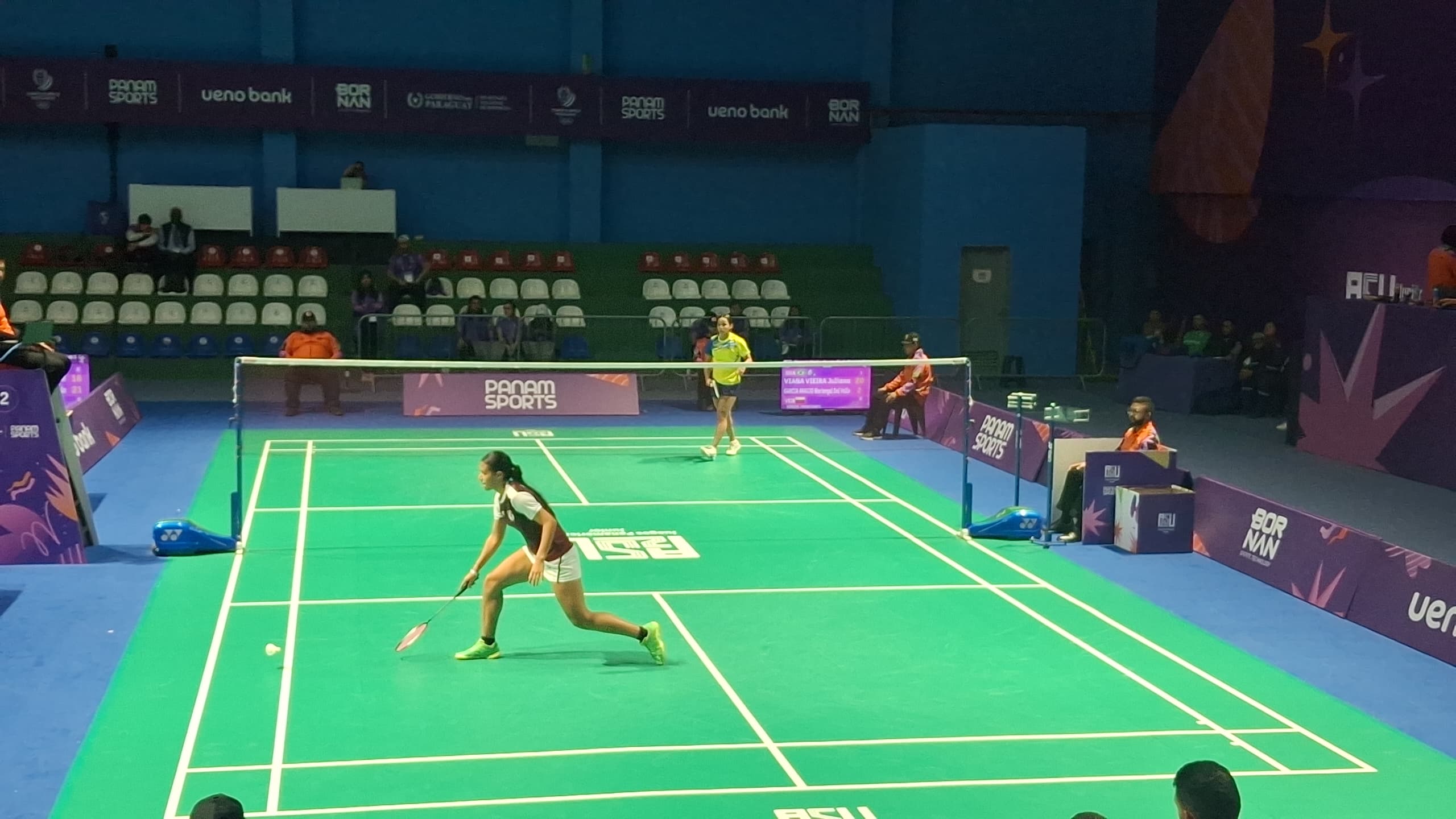 Mariángel García cerró quinta en bádminton