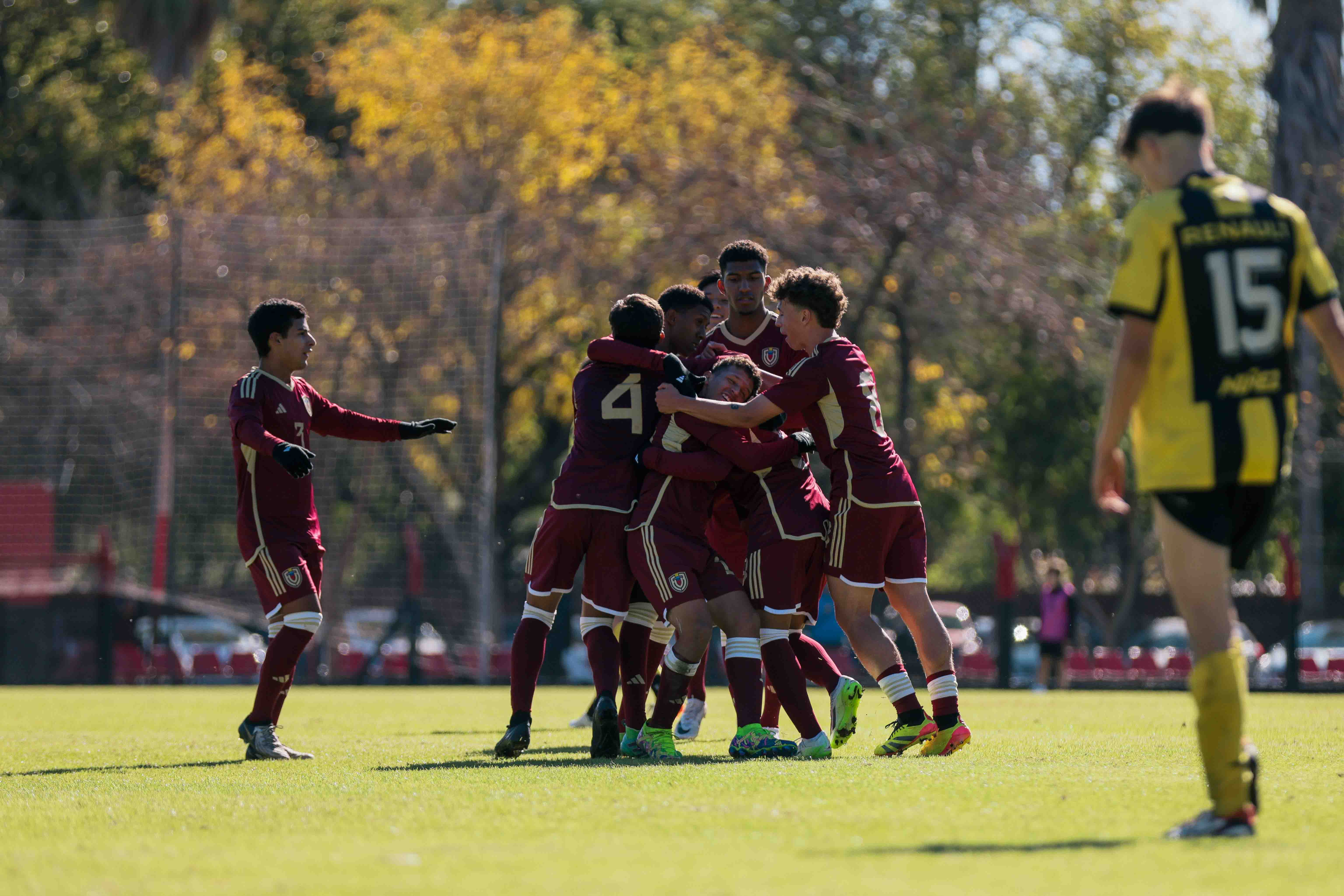 La vinotinto U-17 Igualó con Estudiantes en Canteras de América