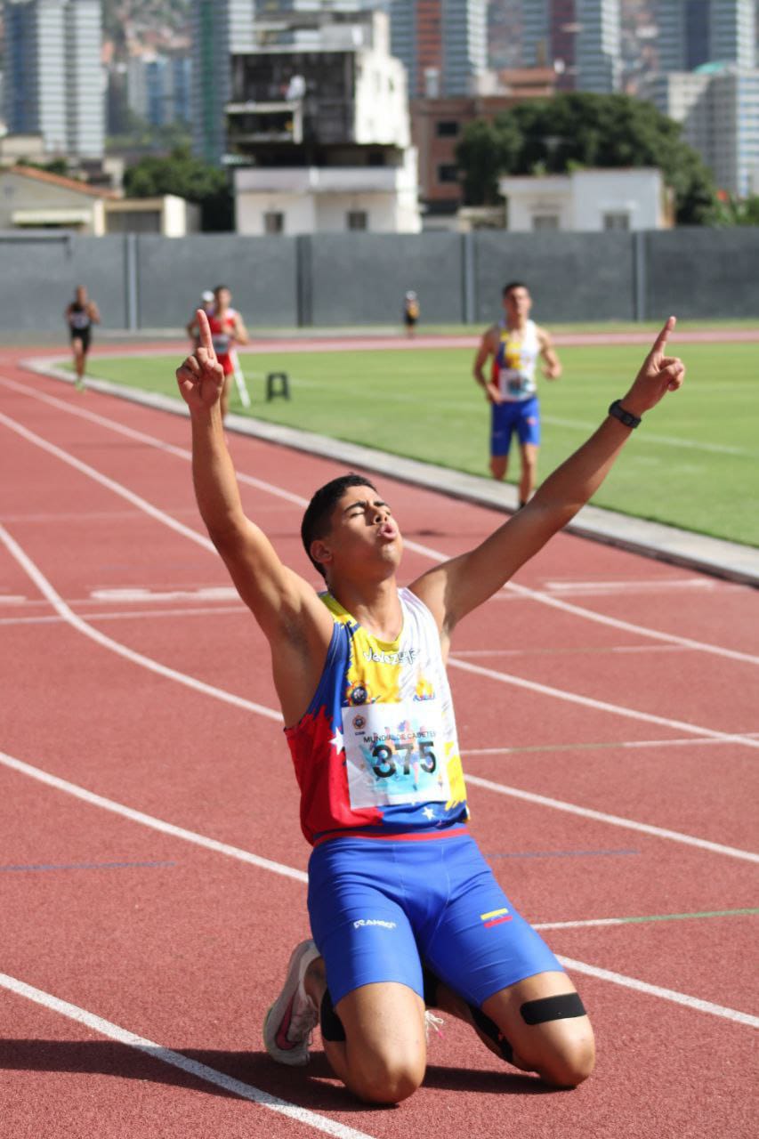 Venezuela rompió el record de los Juegos Mundiales de Cadetes en el relevo femenino de 4X400 metros