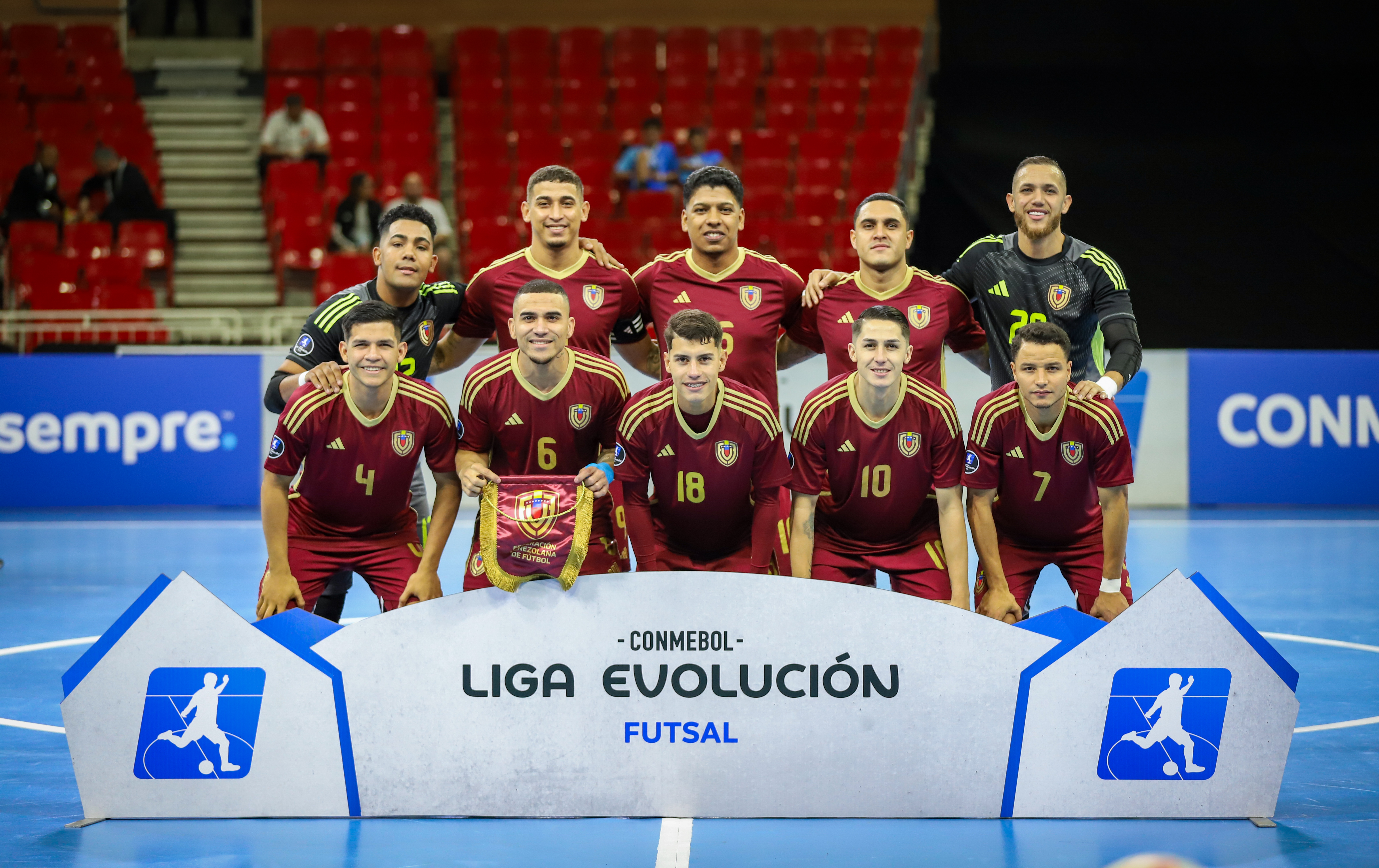 Venezuela en la cima de la Liga Evolución Futsal