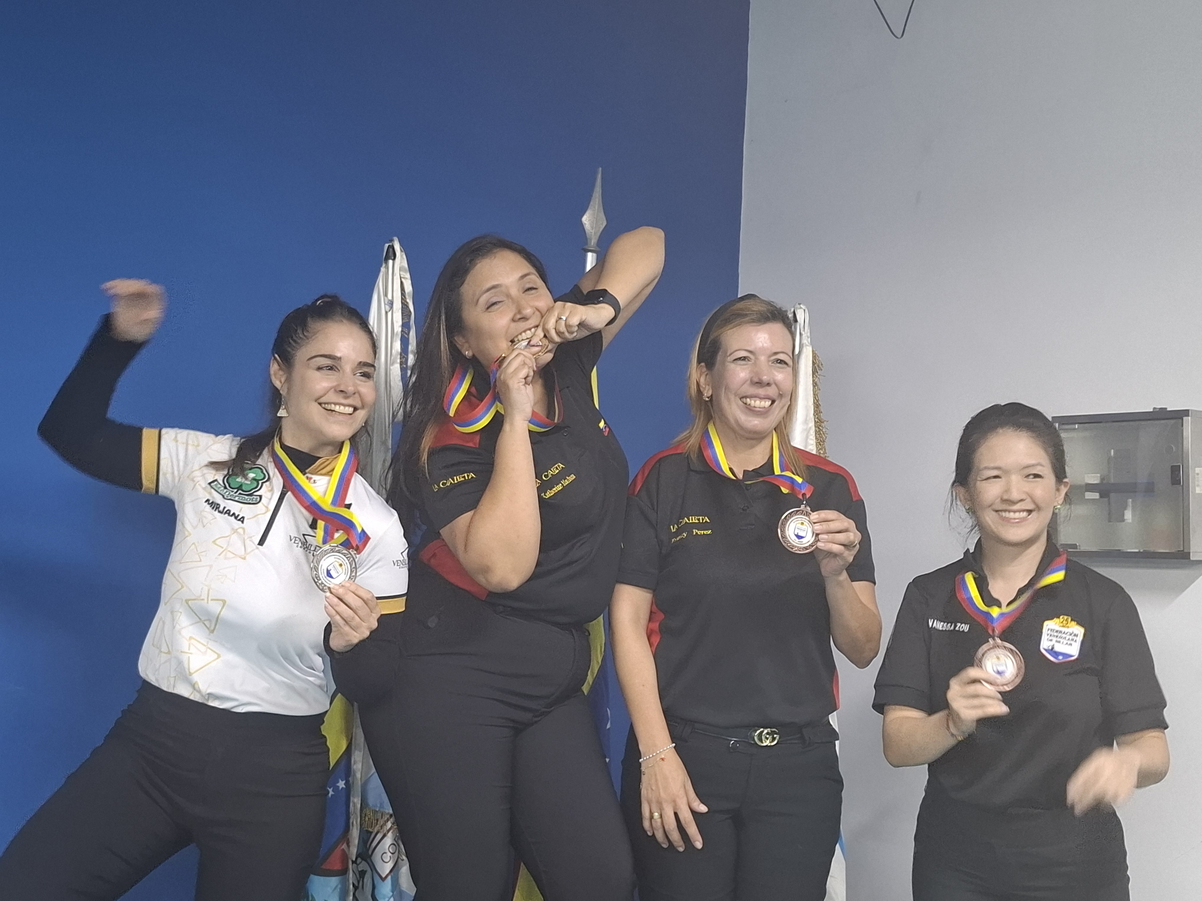 Katherine Mendoza obtuvo inédito título en billar