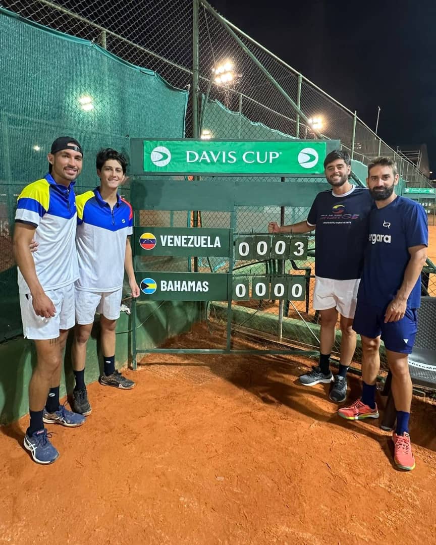Venezuela peleará el ascenso en la Copa Davis Paraguay 2024