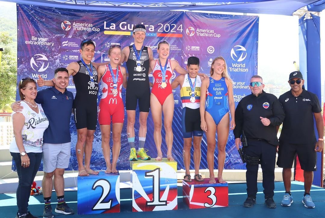 Camurí Chico fue escenario de la Copa Continental de Triatlón La Guaira 2024
