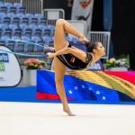 Gimnasia rítmica se mide en la élite mundial