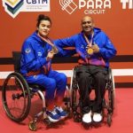 Paratenis de mesa consiguió dos bronces en Brasil