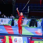 Mia Garcés conquistó oro en gimnasia