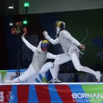 Emily Torrez oro en esgrima
